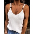 thumbnail image 3 of Gvmfive Women Tank Tops Sleeveless Solid Color Knit Cami Tops, 3 of 4