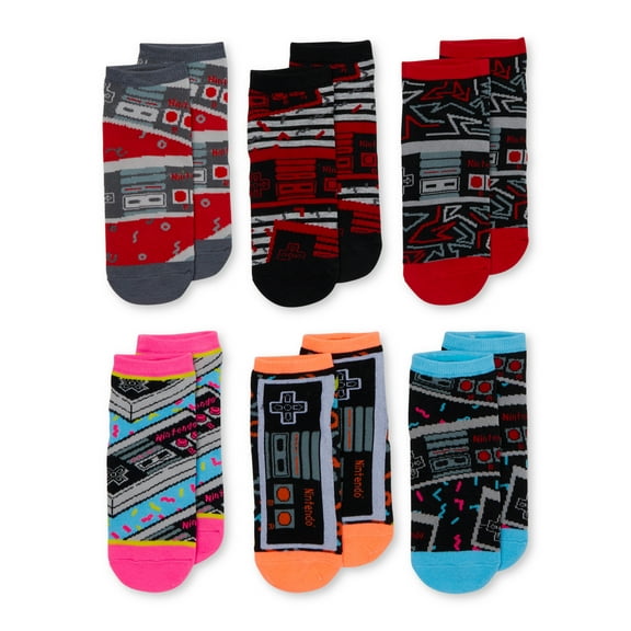 Nintendo Women’s Low-Cut Socks, 6 Pack