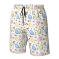 thumbnail image 5 of Kdxio Easter Egg3 Pattern Mens Casual Shorts - Drawstring Summer Beach Sports Shorts for Men, 5 of 9