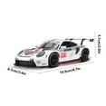 thumbnail image 3 of Burago 1:24 2020 Porsche 911 RSR LM Alloy Sports Car Static Die Cast Vehicles Model, 3 of 4