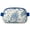 Blue-32, variant on Vintage Peony Bloom Fanny Pack – Romantic Floral Waist Bag with Artistic Watercolor Garden Elements