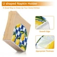 thumbnail image 5 of Yayeee Napkin Holder for Table Kitchen Paper Tissue Organization, Lemon Checkered, 5 of 8