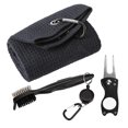 thumbnail image 2 of Greeniant Cepillo de limpieza para toallas de Club, removedor de polvo, operación Simple de mano, conveniencia, accesorios para golfistas, suministros de Golf Negro Greeniant  OD015375-01, 2 of 6