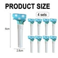 thumbnail image 2 of 40 Pieces Party Blower Party Horns Noisemakers Whistles Party Squawkers Fringed Noise Maker Blowouts for Birthday Graduation Sporting Events Party Favors Supplies - blue, 2 of 6