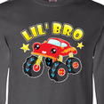 thumbnail image 4 of Inktastic Monster Truck Little Bro Long Sleeve T-Shirt, 4 of 5