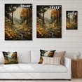 thumbnail image 4 of Designart "Yellow Green Plants captivate Forest I" Floral Print on Natural Pine Wood, 4 of 5