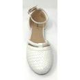 thumbnail image 2 of Victoria K Women's Basket Weave With Braid Straps Ballerina Flats, 2 of 5