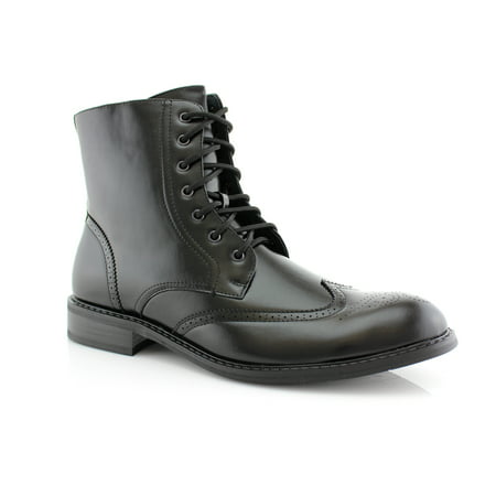 Delli Aldo  Ken M828 Men's Stylish Ankle Dress Boots For Work or Everyday