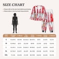 thumbnail image 4 of Wukai Cute Valentine's Gnomes Print Women’s Pajama Long Sleeve Sleepwear Soft&nbsp;-Small, 4 of 7