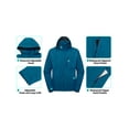 thumbnail image 6 of Little Donkey Andy Men's Waterproof Rain Jacket Outdoor Lightweight Hooded Raincoat for Hiking Golf Travel Fishing Blue S, 6 of 6