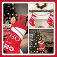 thumbnail image 7 of Sikiie Saying Ho Ho Ho Christmas Stockings,18 Inches Christmas Stockings Xmas Hanging Stockings for Family Christmas Decorations & Gifts, 7 of 7