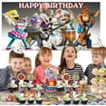 thumbnail image 6 of Chuck e Cheese Plates Birthday Supplies Decorations Decor Backdrop Banner Cake Topper Fans, 6 of 6