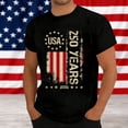 thumbnail image 2 of Men's 250 Anniversary Usa Shirt 250 Anniversary Usa Flag Vintage 250 Years American 1776-2026 250th Birthday Usa T-Shirt Big & Tall Athletic Fit America Pullover Muscle Tee, 2 of 4