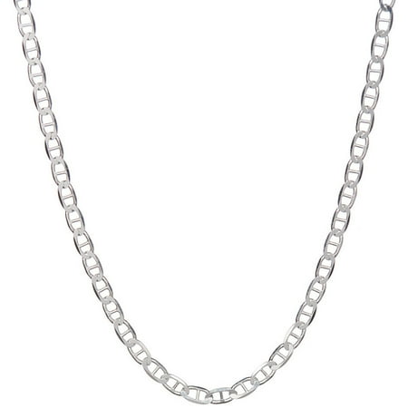 - Italian Sterling Silver Marina Chain Necklace, 24