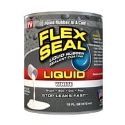 Flex Seal Liquid Rubber Sealant Coating, 16 oz, White