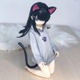 thumbnail image 1 of Ochi Lipka Kneeling Cat-eared Girl Xu Zhi Ripuka Gray Box Hand-made Ornament Model Qyroadwolf, 1 of 4