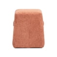 thumbnail image 5 of 14" Square Ottoman in Orange Fleece / Cozy and Lightweight, Flexible Use, 5 of 6