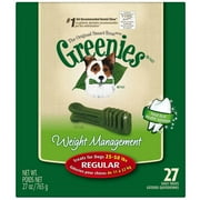 Greenies Weight Management Treat Tub, Pak, Regular, 27 oz