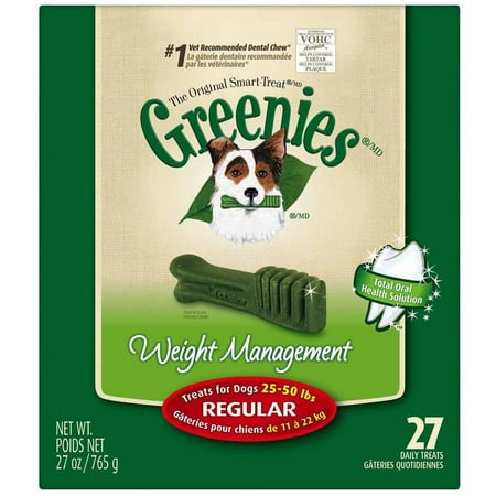 Greenies Weight Management Treat Tub, Pak, Regular, 27 oz