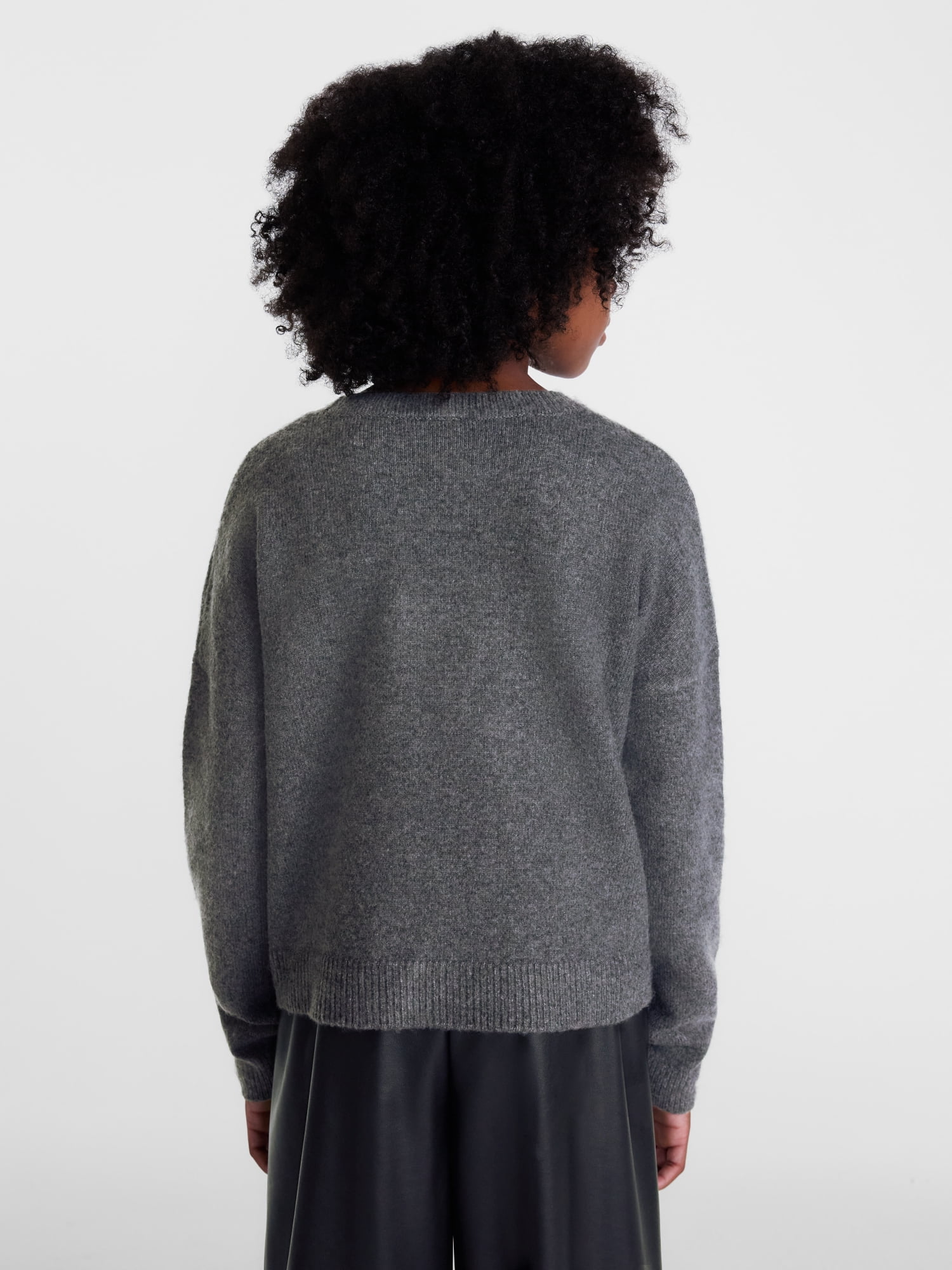 Weekend Academy Girls Graphic Crewneck Sweater with Long Sleeves, Sizes 4-18