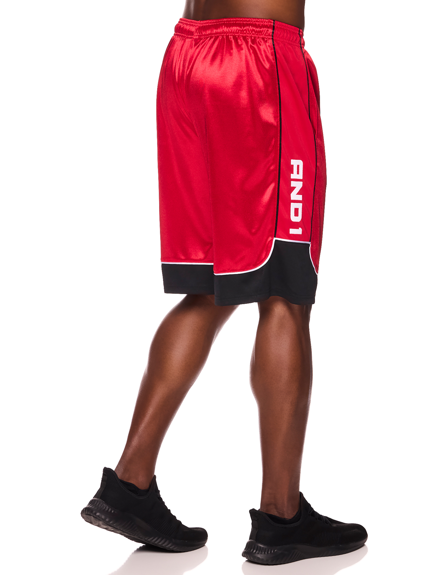 AND1 Men and Big Men's All Court Colorblock 11" Shorts, up to Size 3XL - image 2 of 5