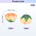 thumbnail image 3 of Uxcell Paquete de 50 Cabezas de Camelia Artificial, Cabeza de Camelia de Seda Falsa de 1.3 Pulgadas para Boda/Ramo/Pared de Flores [Rojo Atardecer, 3.5cm], 3 of 7