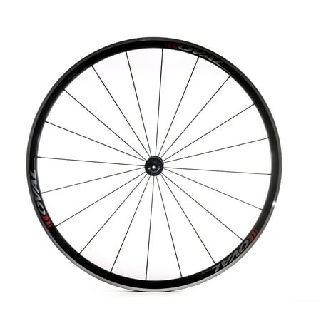 Oval Concepts 327 700c Alloy Road Bike Front Wheel Clincher Red/Silv QR