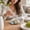 D, variant on Octagon Snack Plates, 6.5 Inch Appetizer Dessert Fruit Plates, Food Grade BPA-Free PP Small Serving Dishes for Party, Home, Outdoor