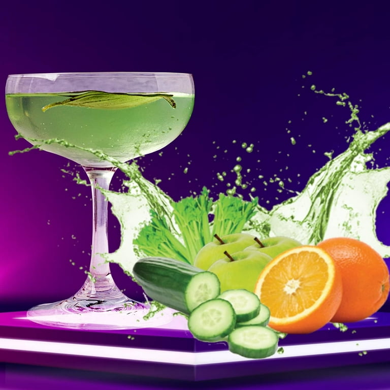 Set Di 2 Bicchieri Da Cocktail In Cristallo DIAMANTE Senza Stelo Collezione Auris, 240 Ml, Per Martini E Mojito, Confezione Regalo