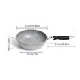 thumbnail image 4 of serony Rice Stone Skillet Non-stick Frying Pan with Anti-scalding handle Kitchen Skillet, 4 of 8