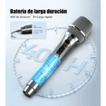 thumbnail image 3 of 2 Micrófono Inalámbrico Profesional De Karaoke Con Receptor Belug, Negro, 3 of 5