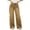 *1-Khaki, variant on Women's High Waisted Button Detail Jeans , Ladies' Side Slit Wide Leg Denim Pants , Vintage Washed Loose Fit Trousers For Women,Blue,S-2XL