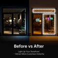 thumbnail image 2 of Luces LED para ventana de escaparate Katemily Storefront 22 pies 24 V 2835 blanco, 2 of 9