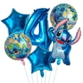 thumbnail image 5 of Juego de 6 globos de fiesta Disney Lilo & Stitch de 32 pulgadas con números para baby shower, decoraciones para fiestas de cumpleaños, juguetes para niños, regalos, 5 of 5