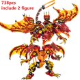 thumbnail image 1 of New Series Kai's Fire Two-headed Dragon Fly Season 15 Building Blocks Classic Model Sets Bricks Kids Kits, 1 of 1