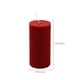 thumbnail image 3 of pstuiky Vela aromática antigua de columna burdeos vela romántica para bodas regalo de boda vela para el hogar, 3 of 6