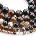 thumbnail image 2 of U8MO 15" Strand Natural Brown Lace Agate Stone Gemstone Beads 4mm 6mm 8mm 10mm 12mm-12mm, 2 of 4