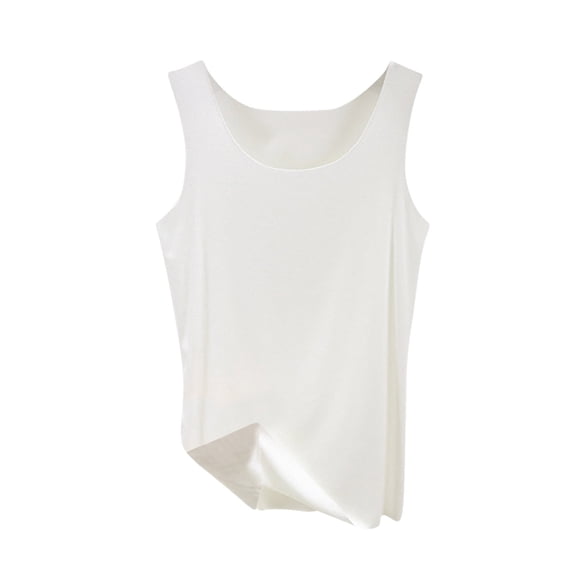 BSDJILFG Sleeveless Tank Tops for Women Summer Breathable Cami Sleep Shirt Soft Comfy Pajama Tops