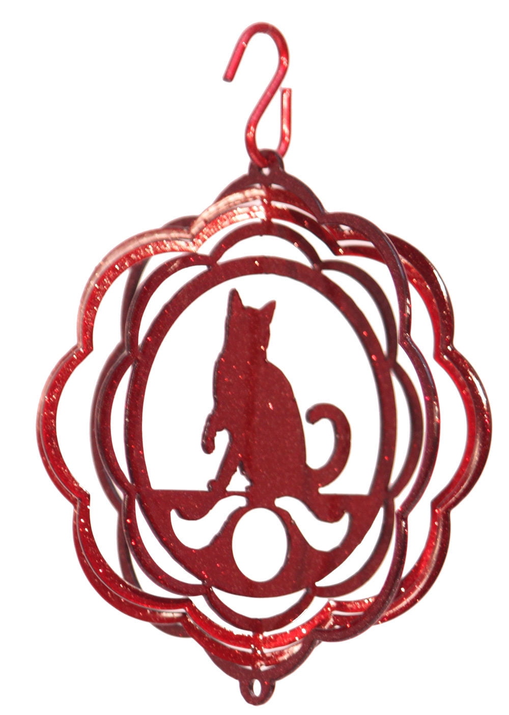 SWEN Products CAT KITTEN Tini Swirly Christmas Tree Ornament 