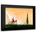 thumbnail image 1 of West, Ronald 14x12 Black Modern Framed Museum Art Print Titled - Strolling Angel, 1 of 5