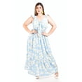 thumbnail image 1 of Maxi vestido floreado Roman Fashion /Tallas Extras, 4335 (Azul cielo) azul 42, 1 of 6