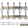thumbnail image 1 of Perchero de pared, acero inoxidable, perchero de metal, paquete de 2, 1 of 5