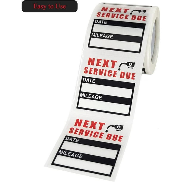 Oil cheap change stickers