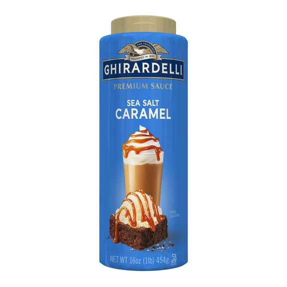 GHIRARDELLI Premium Sea Salt Caramel Sauce, 16 oz Bottle
