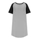 thumbnail image 5 of Camisón de manga corta para mujer, camisón suave, pijama, 5 of 7
