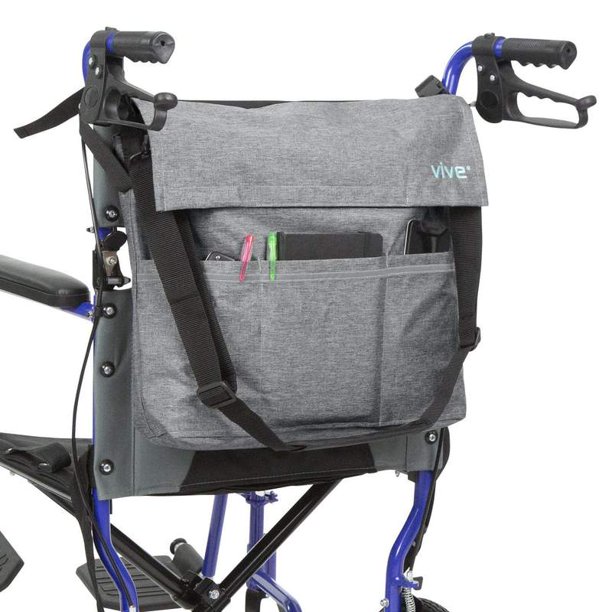 Vive Vive Wheelchair Bag Wheel Chair Storage Tote Accessory for