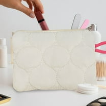 Cute Makeup Bag, Makeup Bag,Travel Cosmetic Organizer,Puffy Padded Make Up Pouch Travel Toiletry Case for Womens Overnight Bag Weekender Cute