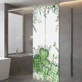 thumbnail image 3 of St. Patrick's Window Privacy Film, Lucky Shamrock Green Eucalyptus Floral Plants Static Cling UV Sun Blocking Heat Control Window Tint Day and Night, Non-Adhesive One Way Privacy Cover 23.6''x59'', 3 of 7