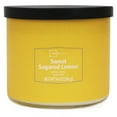 thumbnail image 2 of Mainstays 3-Wick Textured Wrap Sweet Sugared Lemon, 14-Ounce, 2 of 6