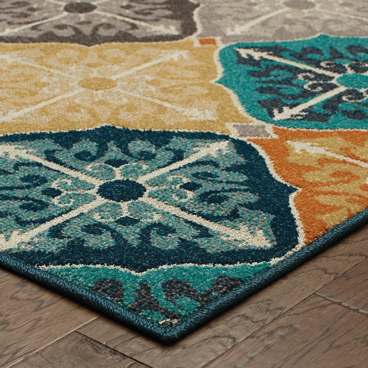 Avalon Home Hoffman Panel Indoor/Outdoor Mixed Textured Area Rug